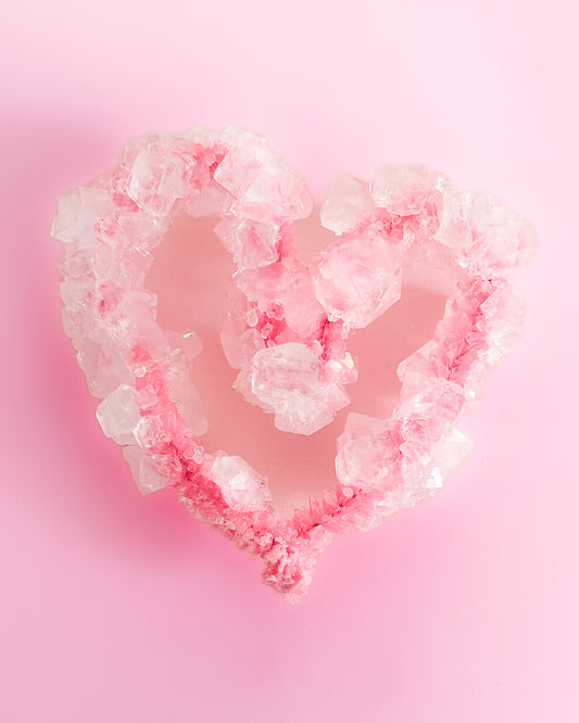 Make a Crystal Heart this Valentine's Day